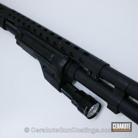Powder Coating: Shotgun,Armor Black H-190,Remington,Surefire,Flashlights
