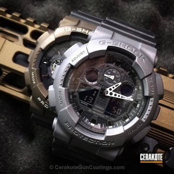 Cerakoted H-227 Tactical Grey With H-148 Burnt Bronze