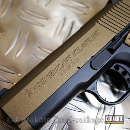 Powder Coating: Graphite Black H-146,Compact,1911,Handguns,Burnt Bronze H-148,American Classic
