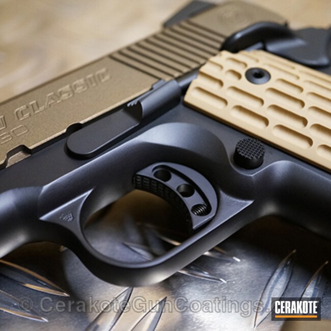 Cerakoted: Compact,American Classic,Graphite Black H-146,Burnt Bronze H-148,1911,Handguns