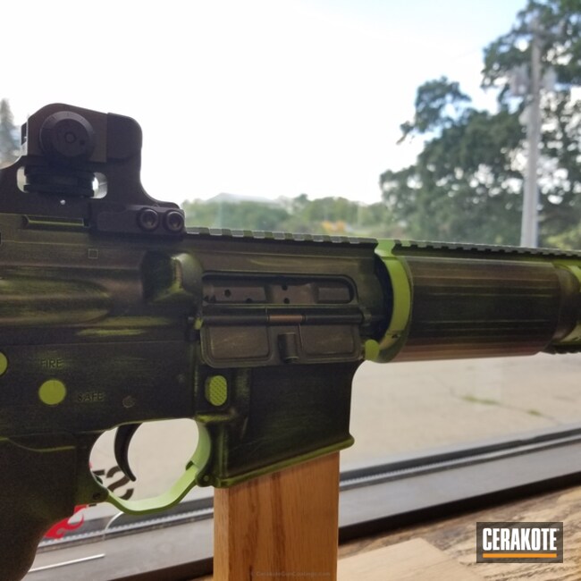 Cerakoted: Graphite Black H-146,Zombie Green H-168,Tactical Rifle
