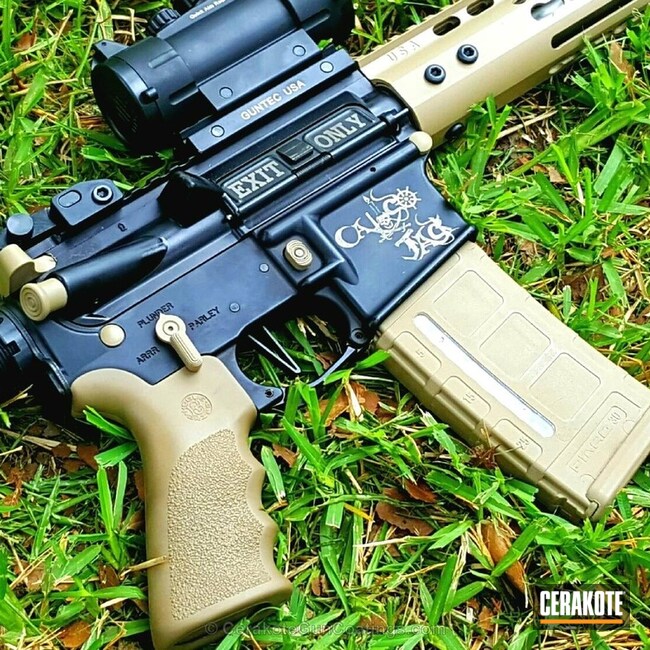 Cerakoted: Coyote Tan H-235,Tactical Rifle