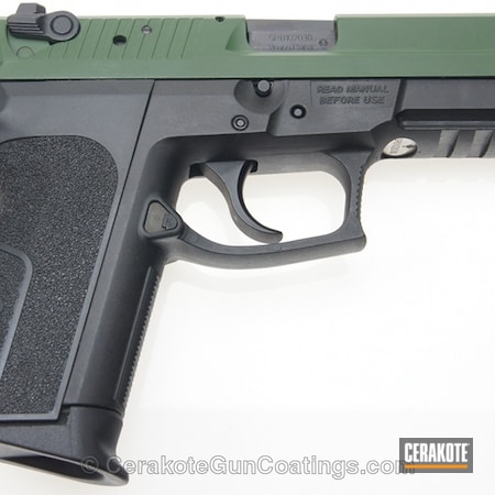 Powder Coating: Sig Sauer,Handguns,Highland Green H-200