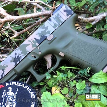 Cerakoted H-236 O.d. Green With H-267 Magpul Flat Dark Earth And H-190 Armor Black