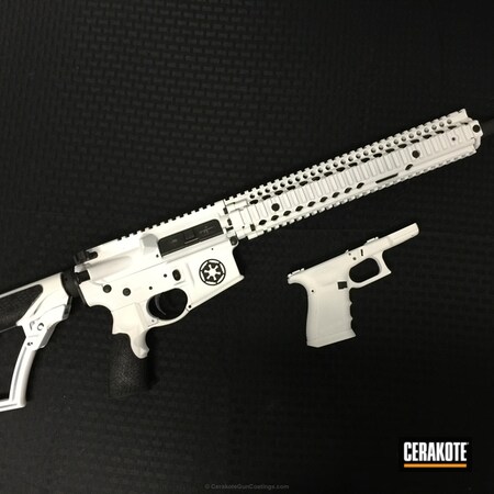 Powder Coating: Bright White H-140,Graphite Black H-146,Glock,Handguns,Tactical Rifle,Star Wars,Rifle,Daniel Defense