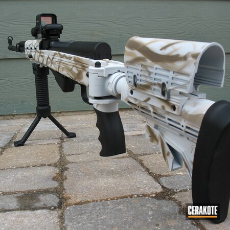 Powder Coating: Bright White H-140,Graphite Black H-146,DESERT SAND H-199,Tactical Rifle