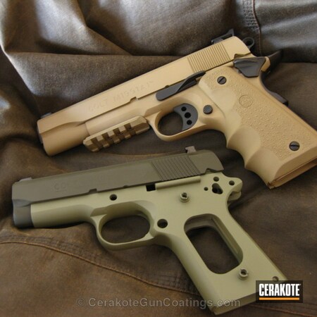 Powder Coating: 1911,Handguns,Forest Green H-248,MAGPUL® O.D. GREEN H-232,Colt,Flat Dark Earth H-265