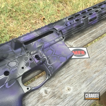 Cerakoted H-197 Wild Purple With H-237 Tungsten And H-152 Stainless