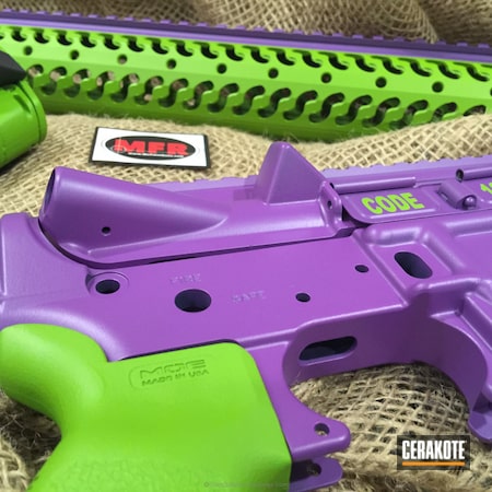 Powder Coating: Wild Purple H-197,Gun Parts,Wild Green H-207