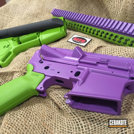 Powder Coating: Wild Purple H-197,Gun Parts,Wild Green H-207