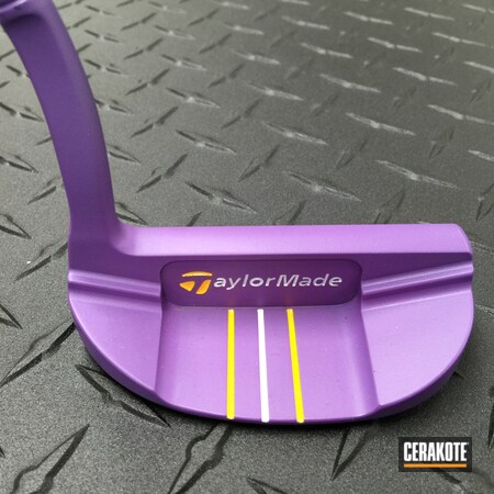 Powder Coating: Bright White H-140,Golf,Wild Purple H-197,Electric Yellow H-166,TaylorMade,Putter