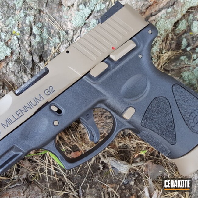 Cerakoted H-146 Graphite Black With H-267 Magpul(tm) Flat Dark Earth