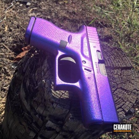 Powder Coating: Glock,Custom Purple Blend,Handguns,His and Hers,Pistol,Blue Titanium H-185,SOCOM BLUE  H-245,Tungsten H-237,Chameleon