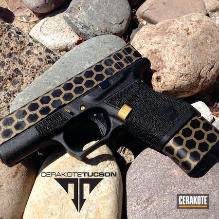 Powder Coating: Graphite Black H-146,Glock,Handguns,Pistol,Gold H-122,Burnt Bronze H-148