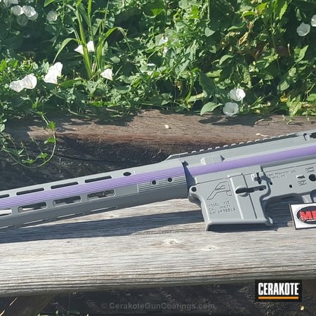 Powder Coating: Wild Purple H-197,Gun Parts,Bull Shark Grey H-214