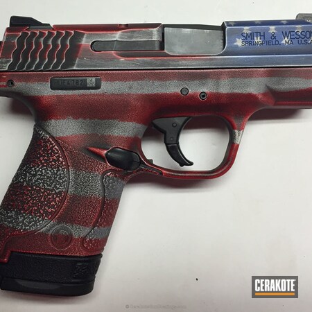 Powder Coating: Smith & Wesson,Graphite Black H-146,Distressed,Snow White H-136,NRA Blue H-171,USMC Red H-167,Patriotic,Smith & Wesson 40,American Flag,40cal