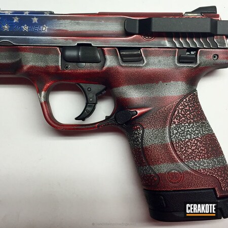 Powder Coating: Smith & Wesson,Graphite Black H-146,Distressed,Snow White H-136,NRA Blue H-171,USMC Red H-167,Patriotic,Smith & Wesson 40,American Flag,40cal