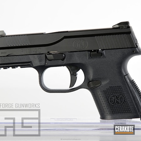 Powder Coating: 9mm,Graphite Black H-146,FNH,Handguns,Pistol,FNS-9,FNS