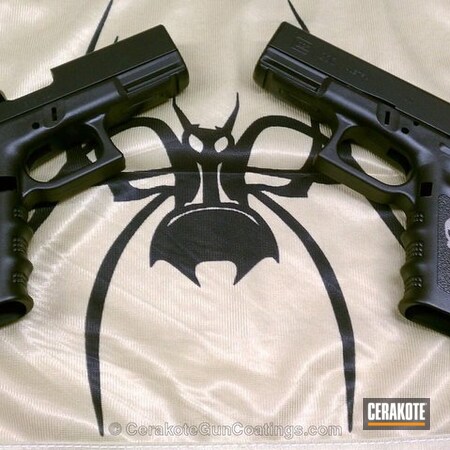 Powder Coating: Graphite Black H-146,Glock,Handguns,Titanium H-170