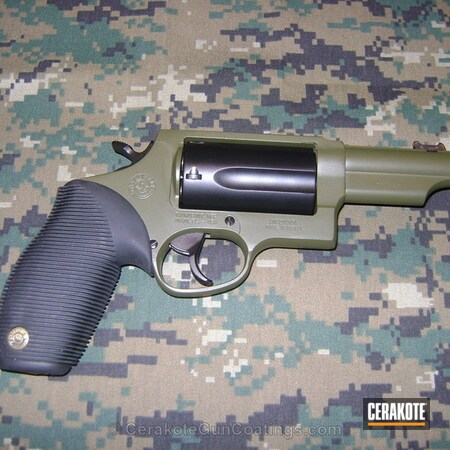 Powder Coating: Graphite Black H-146,Mil Spec O.D. Green H-240,Revolver,Taurus