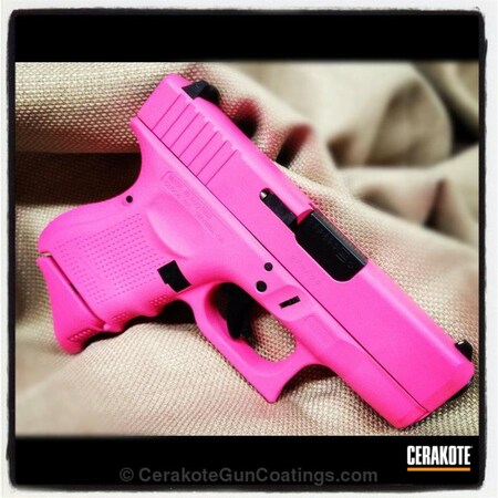 Powder Coating: Glock,Ladies,Handguns,Prison Pink H-141