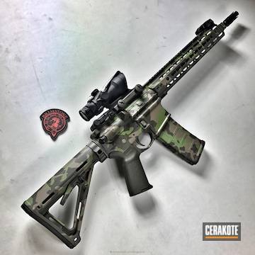 Cerakoted H-232 Magpul O.d. Green, H-226 Patriot Brown And H-168 Zombie Green