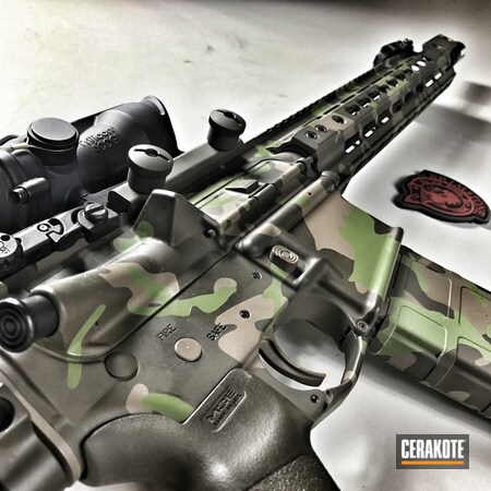 Powder Coating: Trijicon,Zombie Green H-168,PWS,PWS AR,MAGPUL® O.D. GREEN H-232,Tactical Rifle,AR-15,Patriot Brown H-226,Woodland Camo