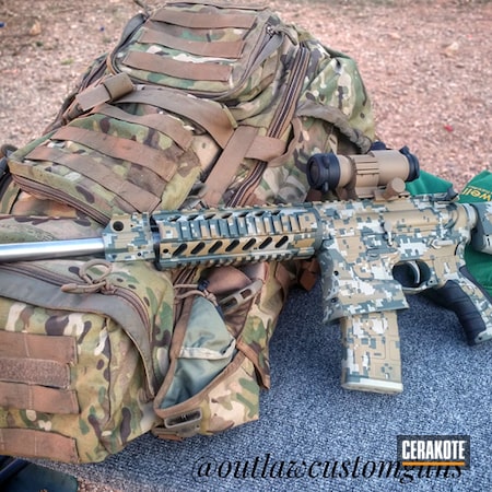 Powder Coating: Backpack,Federal Standard Tan H-20180,US Army,Federal Standard Grey H-36357,Tactical Rifle,Aimpoint,.300 Blackout,Foliage Green H-263,Digital Camo