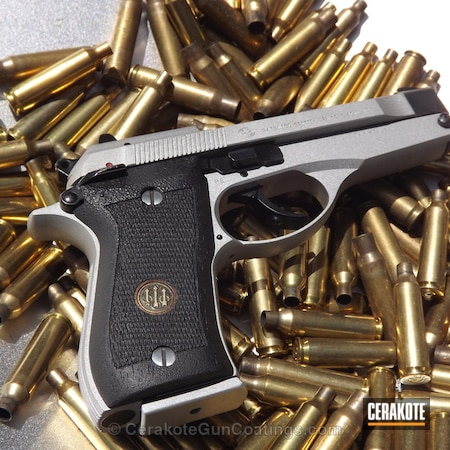 Powder Coating: Graphite Black H-146,Satin Aluminum H-151,Handguns,Beretta,Stainless H-152