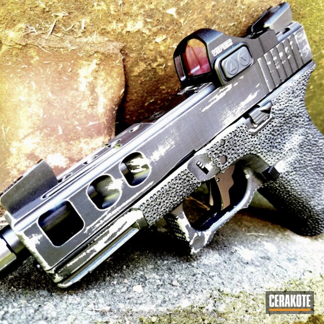 Cerakoted: 9mm,Steel Grey H-139,Armor Black H-190,Pistol,Glock,Vortex Viper Red Dot,Handguns