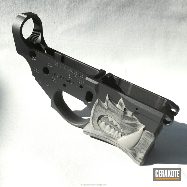 Cerakoted: Steel Grey H-139,MAGPUL® STEALTH GREY H-188,Distressed,Sharps Brothers,Gun Parts,Warthog