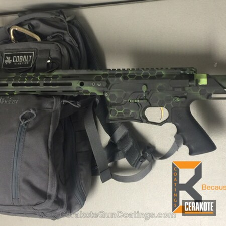 Powder Coating: Zombie Green H-168,Armor Black H-190,Tactical Rifle,Cobalt Kinetics