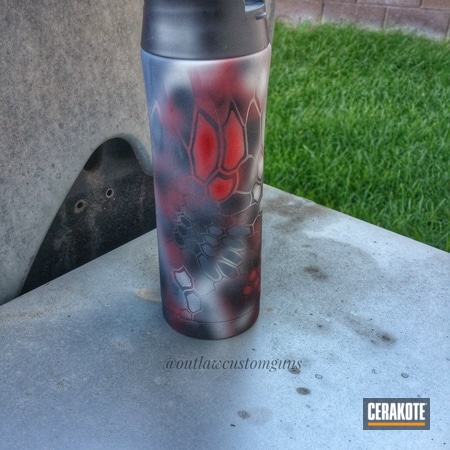 Powder Coating: Graphite Black H-146,Satin Aluminum H-151,Aluminum Water Bottle,coffee cup,YETI Cup,FIREHOUSE RED H-216