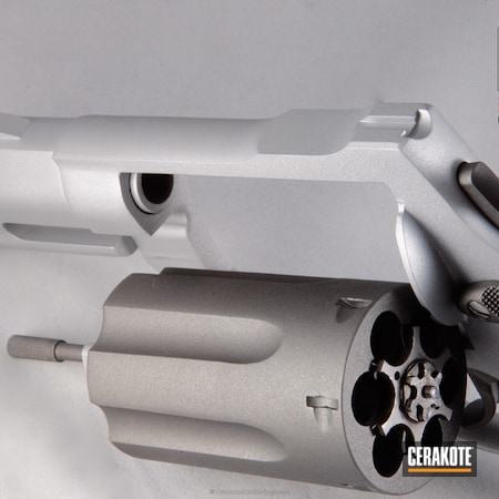 Powder Coating: Two Tone,Bi-Tone,Handguns,Crushed Silver H-255,Revolver,Tungsten H-237,Taurus,Raging Bull