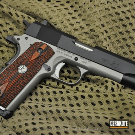 Powder Coating: Graphite Black H-146,1911,Handguns,Remington,Titanium H-170