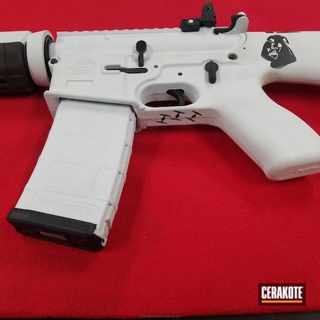 Powder Coating: Hidden White H-242,Graphite Black H-146,Tactical Rifle,Star Wars,Imperial