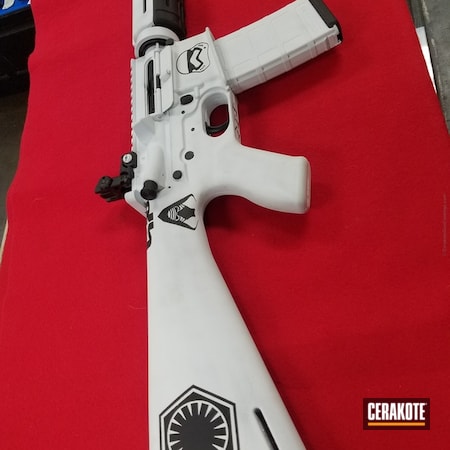 Powder Coating: Hidden White H-242,Graphite Black H-146,Tactical Rifle,Star Wars,Imperial