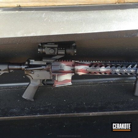 Powder Coating: Bright White H-140,NRA Blue H-171,MagPul,Tactical Rifle,American Flag,FIREHOUSE RED H-216,Vortex