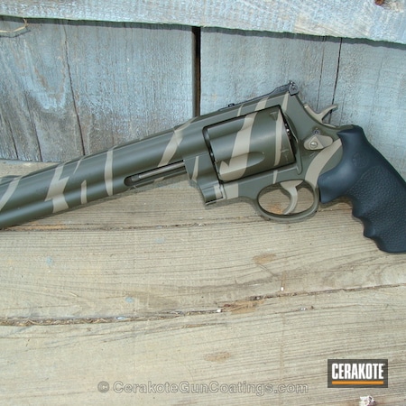 Powder Coating: Smith & Wesson,Revolver,MAGPUL® O.D. GREEN H-232,Flat Dark Earth H-265