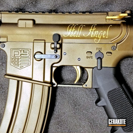 Powder Coating: Gold H-122,Tactical Rifle,Diamondback Firearms