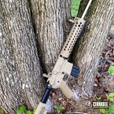 Powder Coating: Graphite Black H-146,Smith & Wesson,Tactical Rifle,Coyote Tan H-235