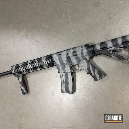 Powder Coating: Graphite Black H-146,Tiger Stripes,Spike's Tactical,Carbine,Tactical Rifle,Tactical Grey H-227