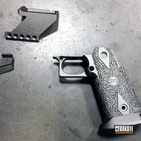 Powder Coating: Pistol,2011,Tungsten H-237,Gun Parts,STI