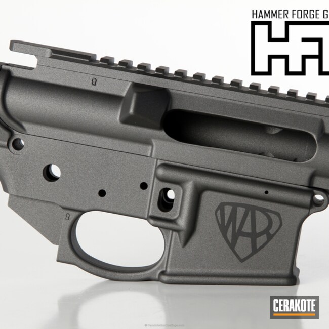 Cerakoted: Custom Mix,Anderson Mfg.,Graphite Black H-146,Disruptive Grey,Tungsten H-237,Gun Parts,AR-15