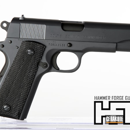 Powder Coating: Graphite Black H-146,1911,Handguns,Pistol,Colt 1911,Sniper Grey H-234,Colt