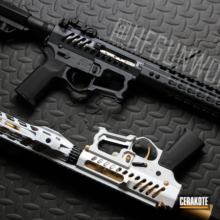 Powder Coating: Graphite Black H-146,Snow White H-136,Gold H-122,Sniper Grey H-234,Skeletonized,Tactical Rifle,AR-15,F1 Firearms,Lightweight,Rifle
