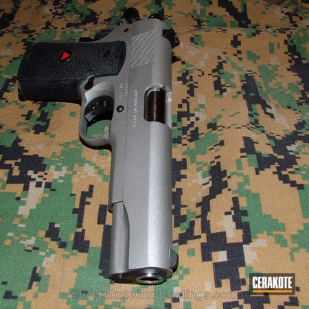 Powder Coating: Graphite Black H-146,1911,Handguns,Gun Metal Grey H-219,Colt