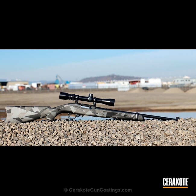 Cerakoted: Rifle,Sniper Grey H-234,Ruger,Graphite Black H-146,Tungsten H-237