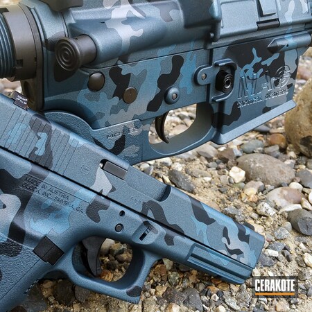 Powder Coating: Graphite Black H-146,Glock,Pistol,Blue Titanium H-185,MAG Tactical Systems,Satin Mag H-147,Camo,Tactical Rifle