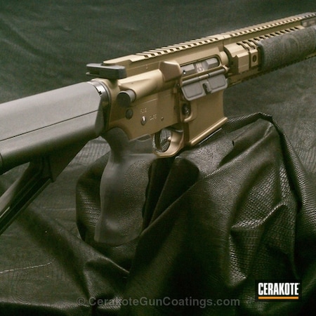Powder Coating: Adams Arms,Tactical Rifle,Burnt Bronze H-148
